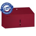 MERIDA STELLA RED LINE MINI folded paper towel dispenser, red